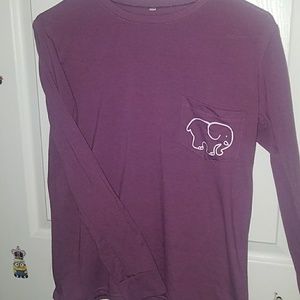 Ivory Ella Purple Long Sleeve Shirt